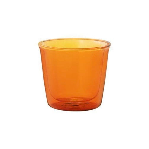 KINTO CAST AMBER Double Wall Glass Cup