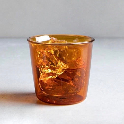 KINTO CAST AMBER Double Wall Glass Cup